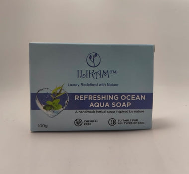 Chemical-free energizing aqua bathing bar by ILIKAM