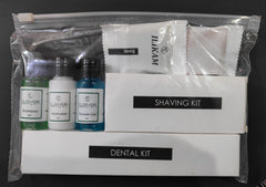 ILIKAM Toiletries 100 Sets Hotel Accessories,Guest House Kit,Guest Room Amenities,Marriage Guest Toiletry Kit Hospital Kit Morning Kit in Zipper Pouch