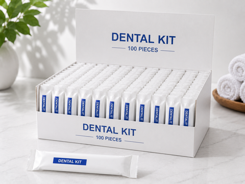 Premium Hotel Dental Kit (Pack of 100 Pieces)