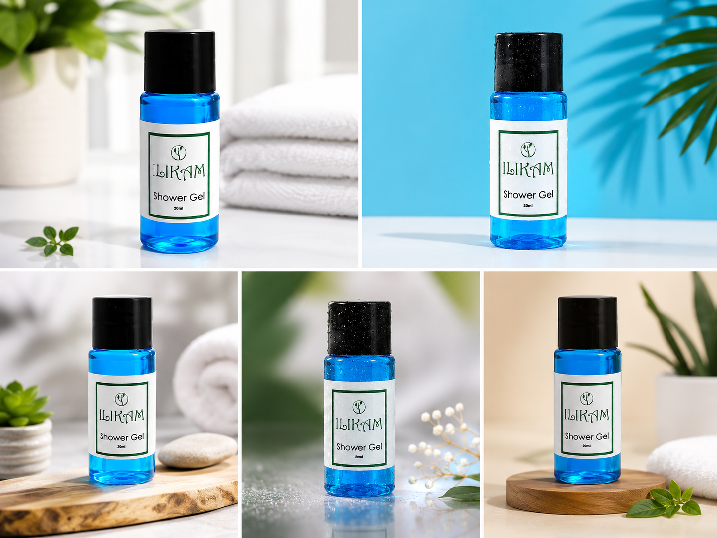 20 ml Shower Gel Bottles (Pack of 100 Pieces)